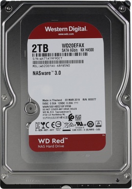   2Tb Western Digital Red (WD20EFAX) (SATA-3, 5400rpm, 256Mb)